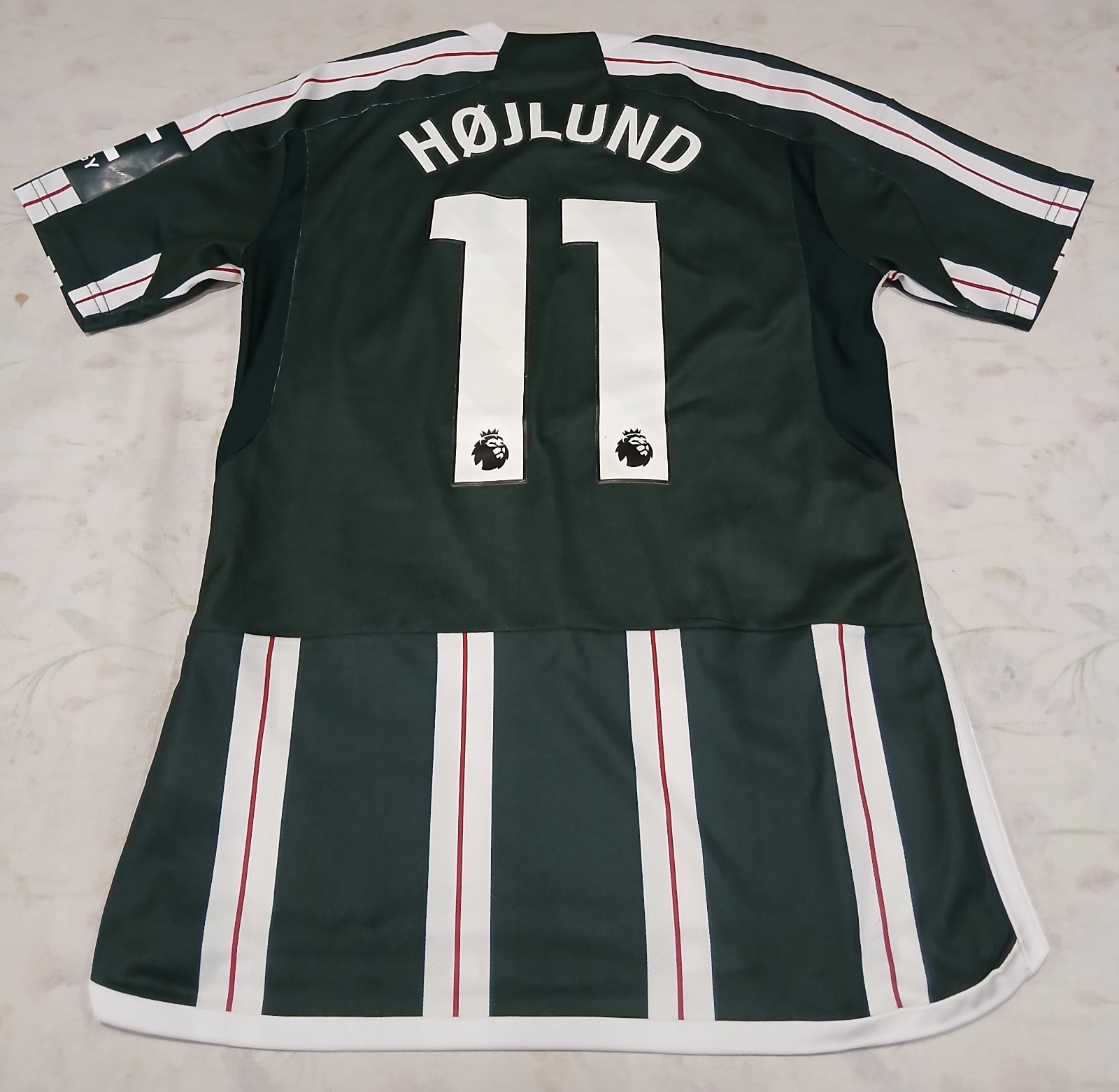 Manchester United 2023/24 HOJLUND #11 Adidas Size S Away Men's Football Shirt for sale on Ebay