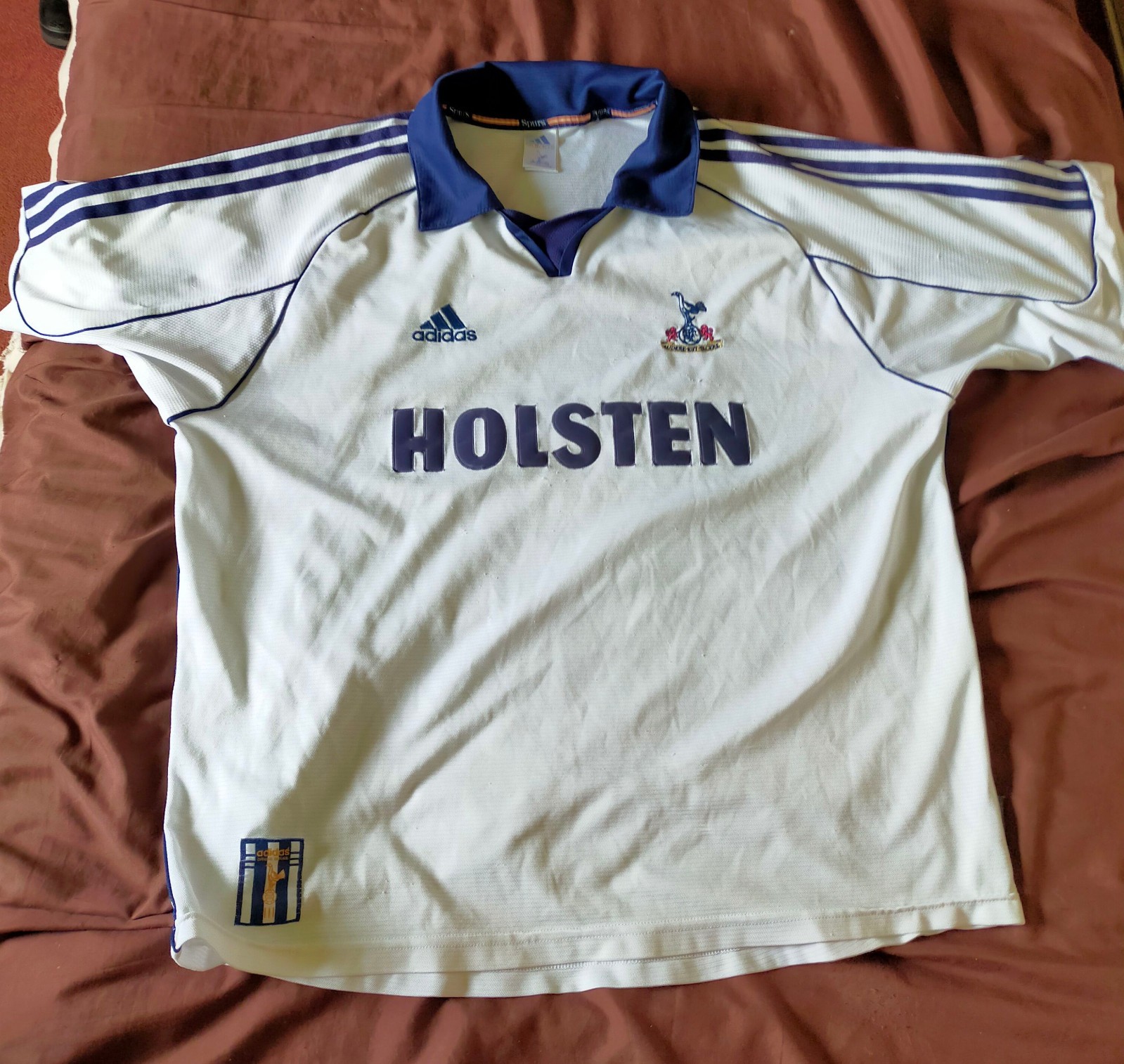 Tottenham Hotspur Home Shirt Retro 1999-2001 Adidas size XL for sale on Ebay