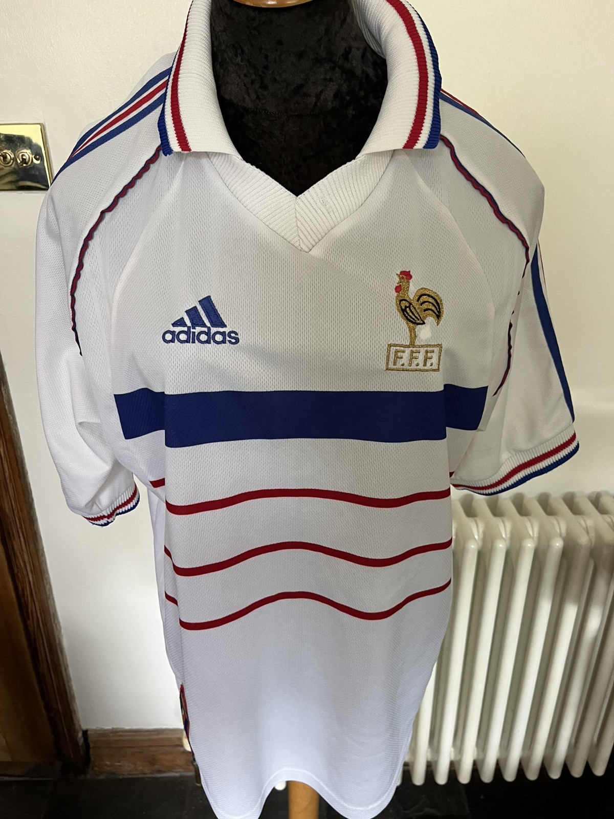 France World Cup Football Shirt Away 1998 Size L for sale on Ebay