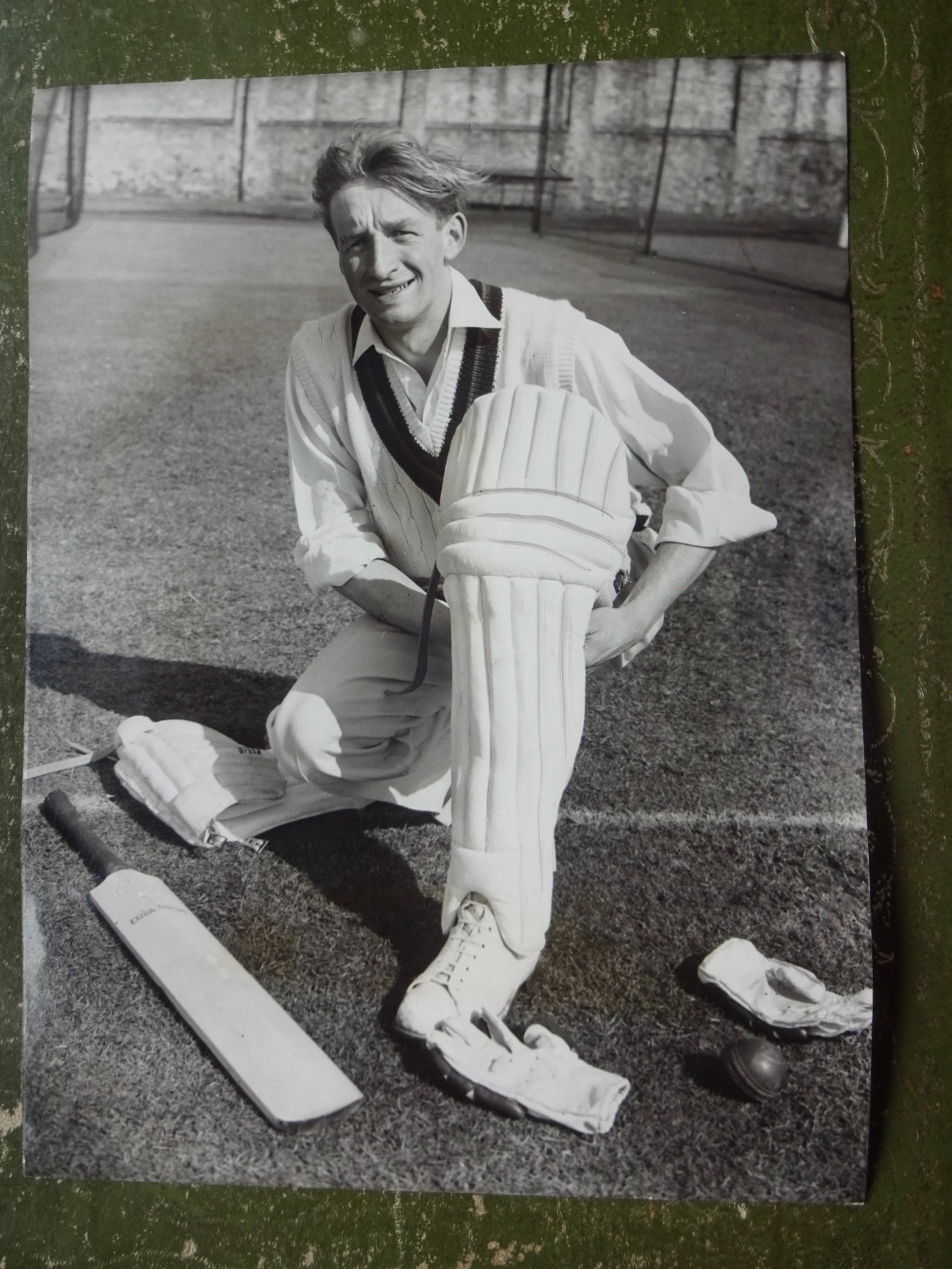 Manchester City - Jack Dyson - 1957 - Lancashire Cricketer-Original Press Photo. for sale on Ebay