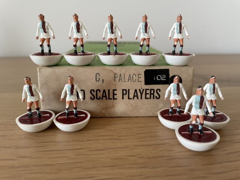 Subbuteo Heavyweight Team NAMED STAMPED BOX REF - C PALACE - RARE BOX 102 VGC! for sale on Ebay