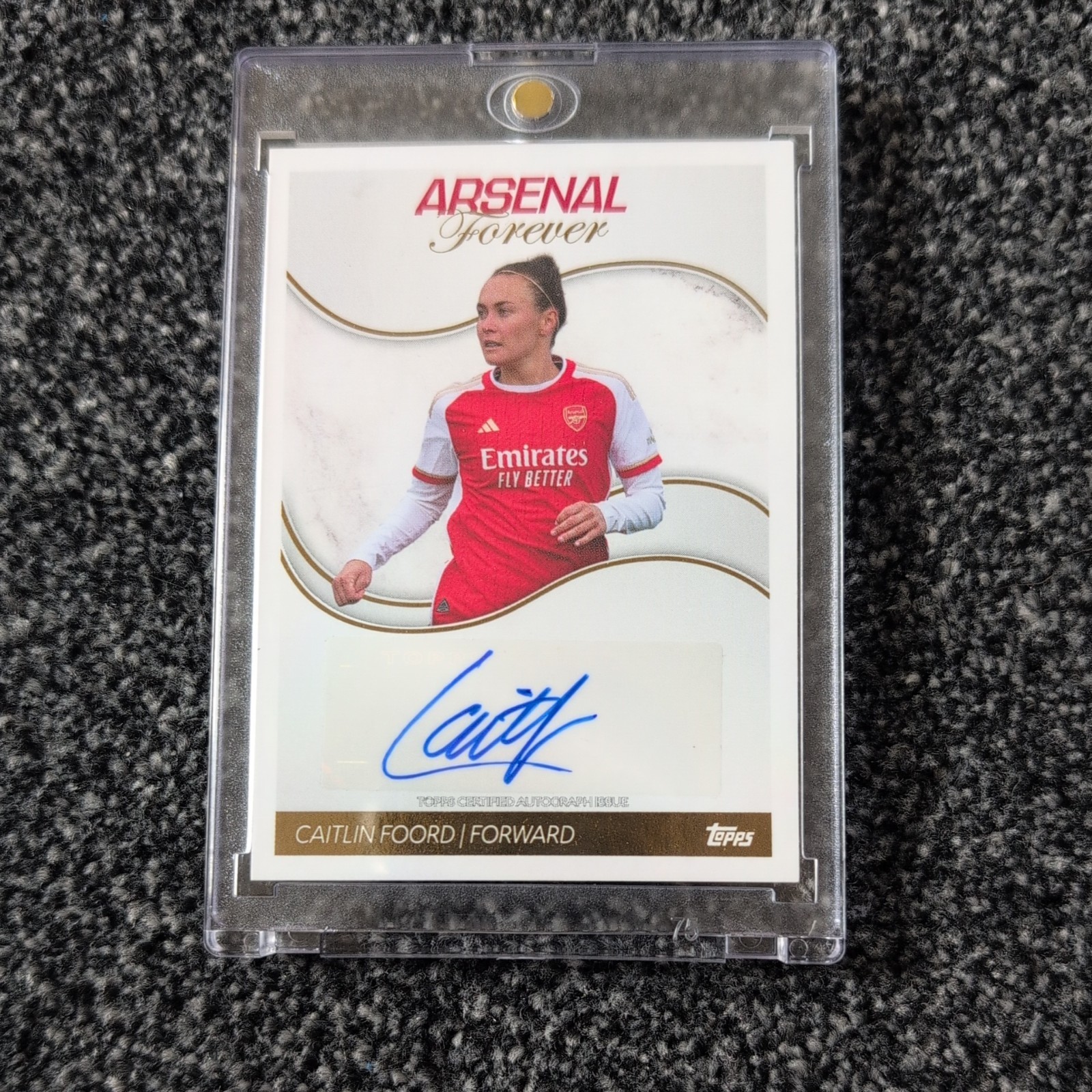 Topps 2024 Arsenal Forever Team Set Auto Catlin Foord Matildas Australia for sale on Ebay