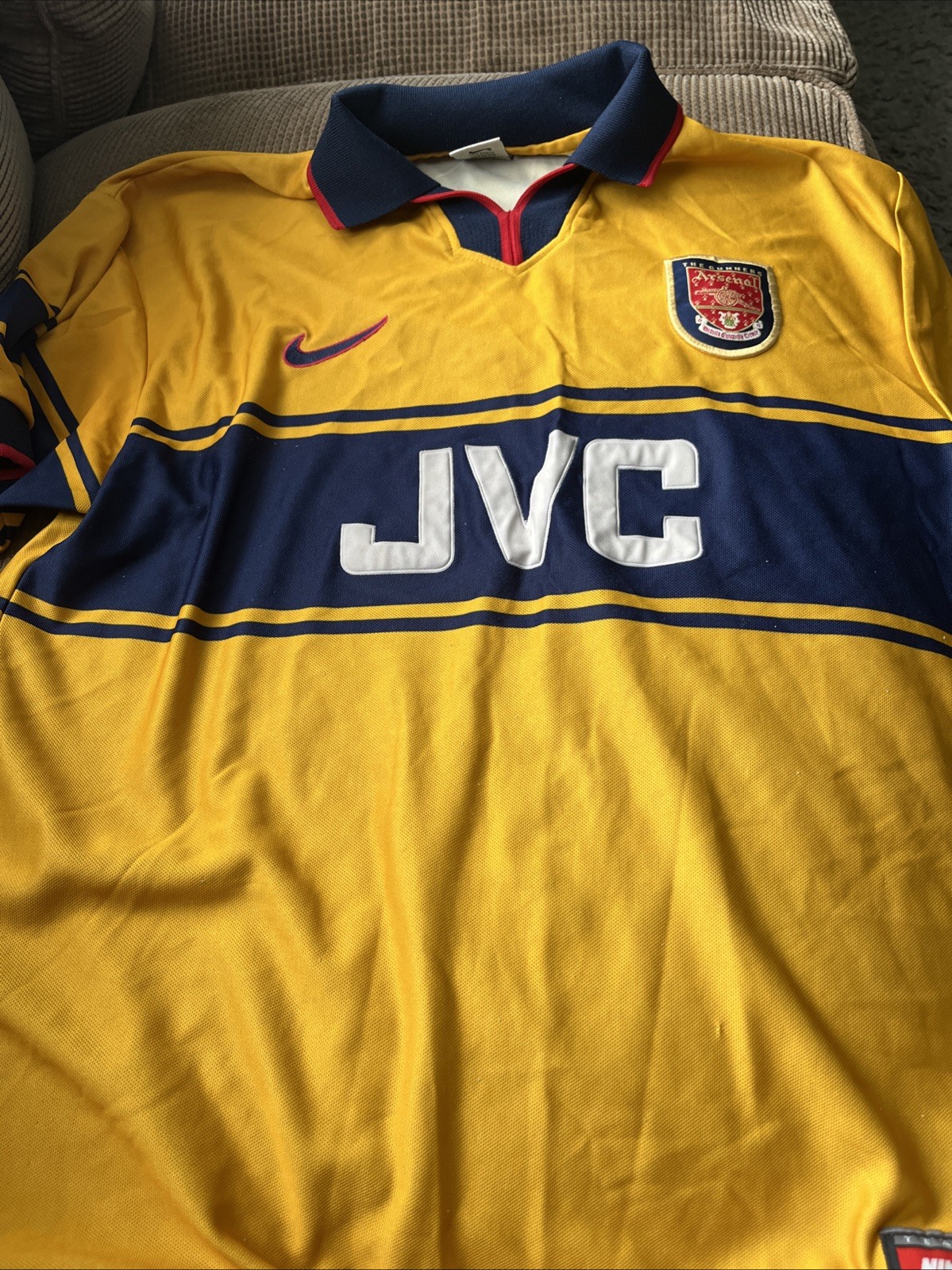 Nike Arsenal 1997/1998/1999 Away Football Shirt Original Size L for sale on Ebay