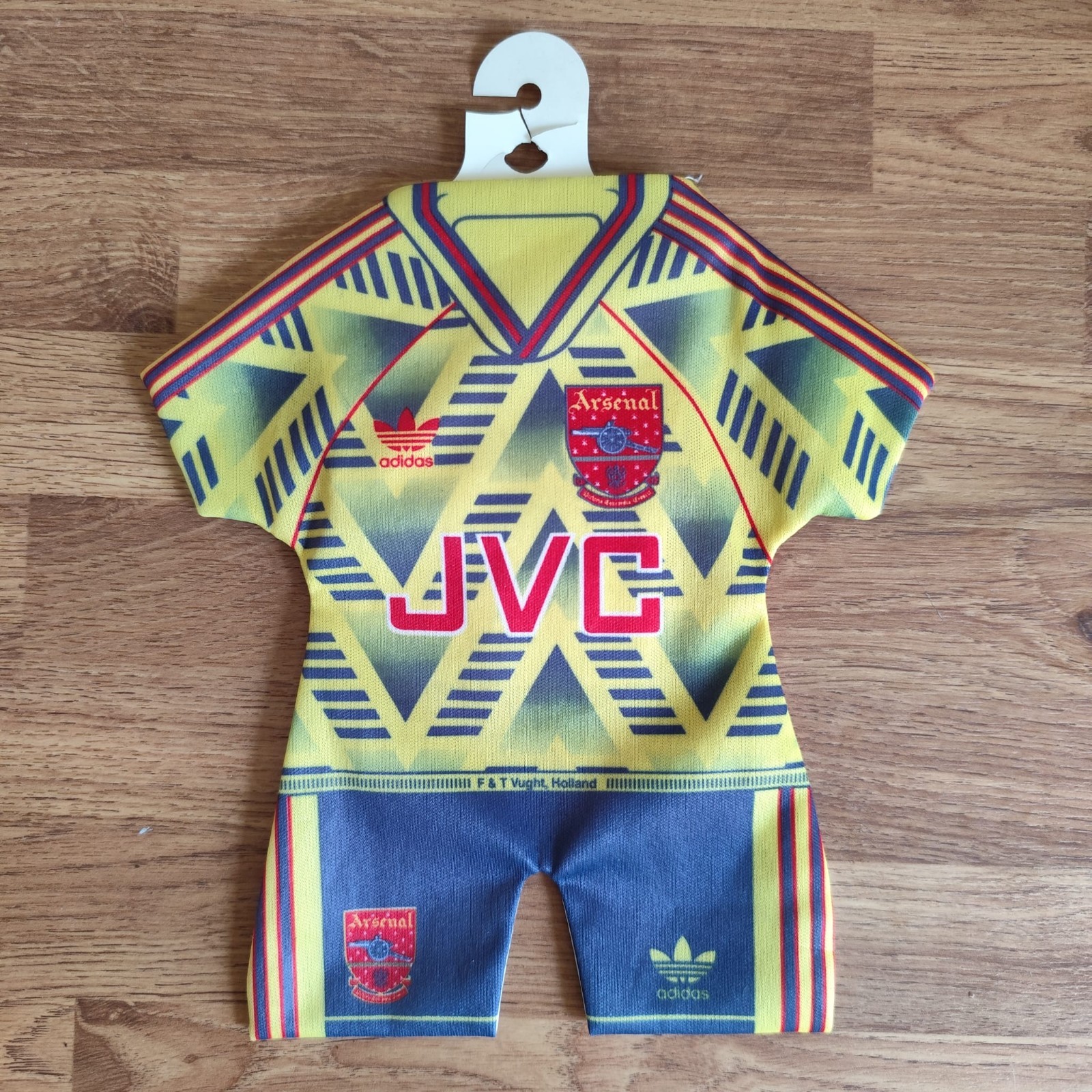 Arsenal FC Football Shirt Mini-Kit Home/Away 1991-93 - Window Hangar for sale on Ebay