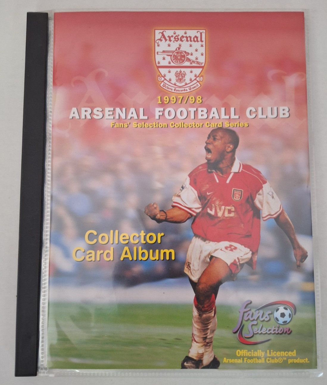 FUTERA 1997/98 - ARSENAL - COMPLETE 90 CARD SET + 18 CARD EMBOSSED SET IN ALBUM for sale on Ebay