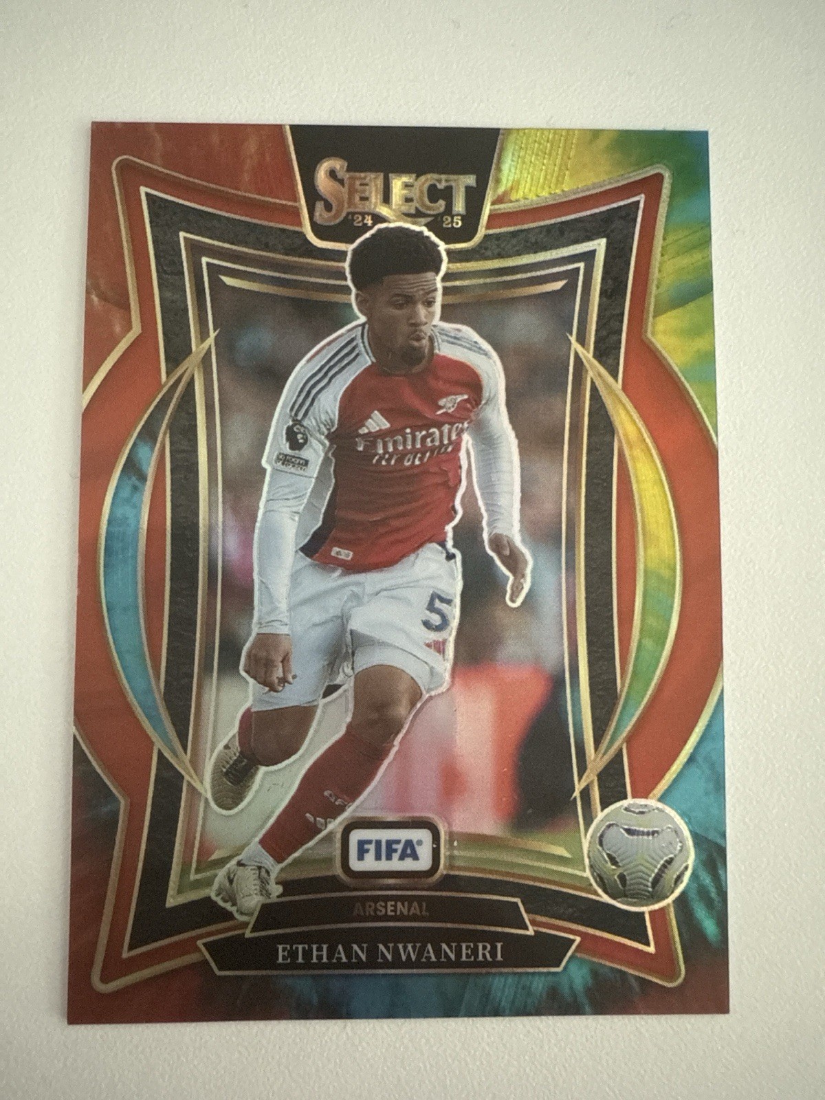 2024-25 Panini Select FIFA Ethan Nwaneri Prizm /25 – Arsenal Terrace Rookie for sale on Ebay