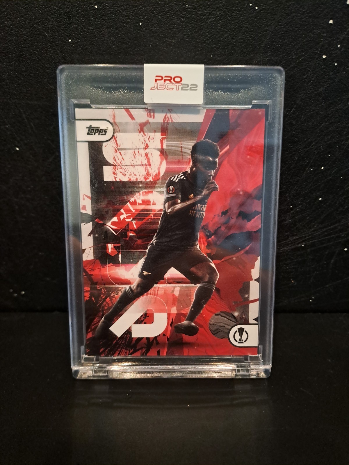 Bukayo Saka Project 22 (Sealed) Topps UEFA 2023 Arsenal Limited Edition for sale on Ebay