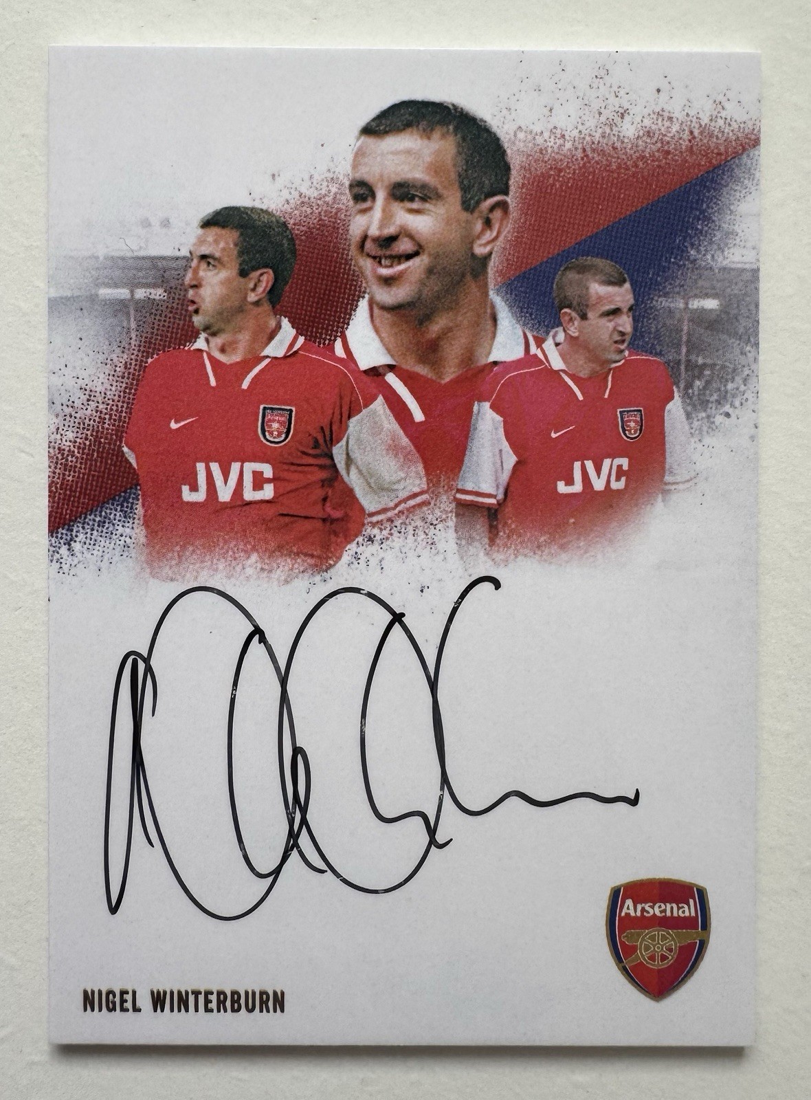 Futera Arsenal FX 2024/25 - Nigel Winterburn On Card Auto Bookend 7/7 for sale on Ebay