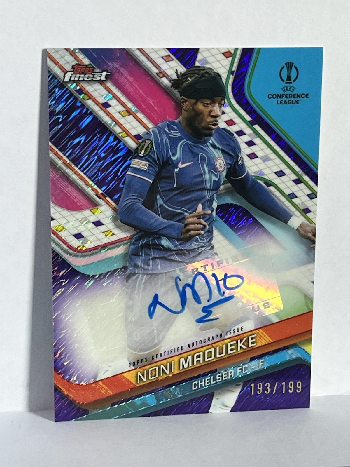 NONI MADUEKE AUTO /199 - Topps Finest - Chelsea Fc  / Arsenal Fc - #BA-NN 🔥 for sale on Ebay
