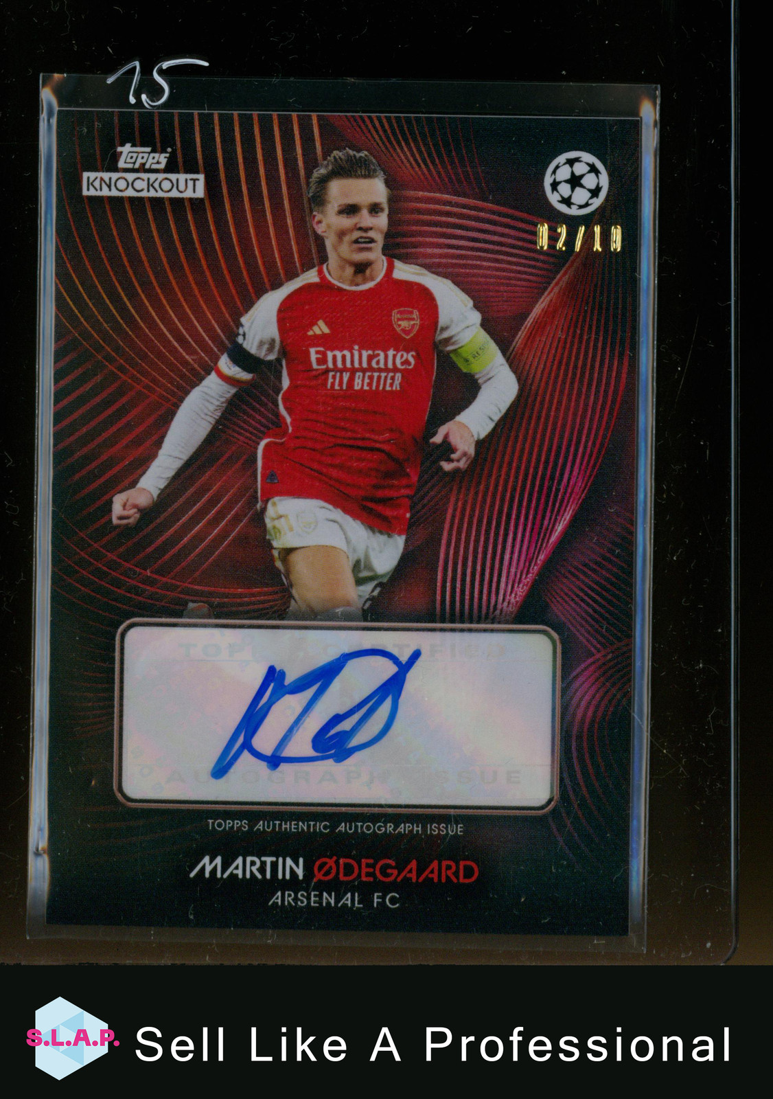MARTIN ODEGAARD AUTOGRAPH TOPPS 45932 2023/24 KNOCKOUT ARSENAL FC ENGLISH for sale on Ebay