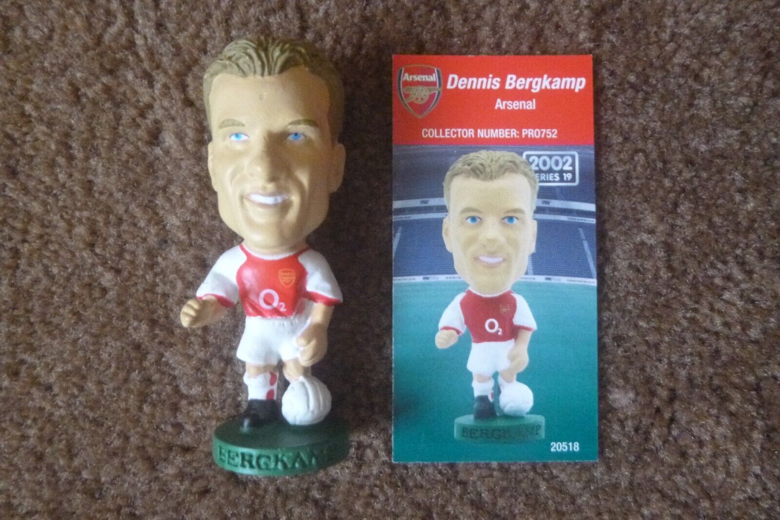 CORINTHIAN PROSTARS - DENNIS BERGKAMP - ARSENAL (H) - PRO752 - LOOSE WITH CARD for sale on Ebay