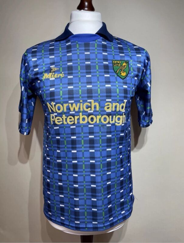 Norwich City Mitre 1994 1995 1996 Away Shirt Small Vintage Retro for sale on Ebay