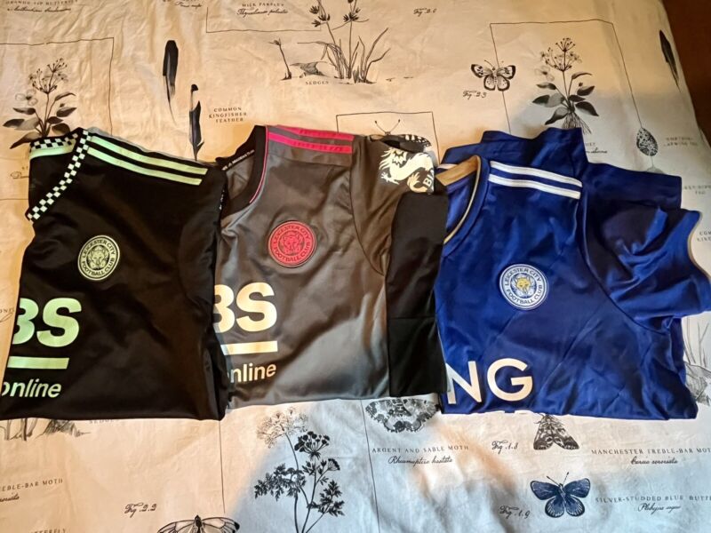 JOB LOT OF 3 LEICESTER CITY SHIRTS XL OFFICIAL LCFC KIT REPLICA SHIRTS FOOTBALL for sale on Ebay
