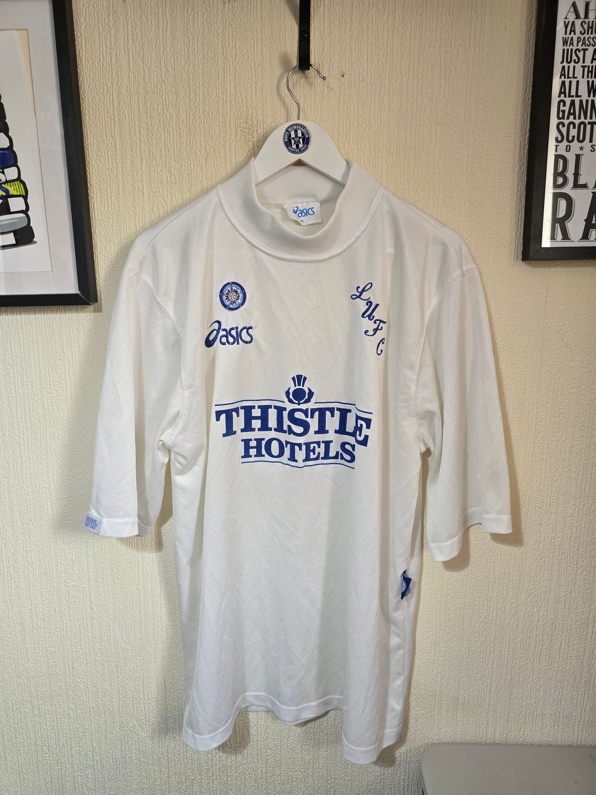 Leeds United 1995/96 Asics home shirt - XL for sale on Ebay