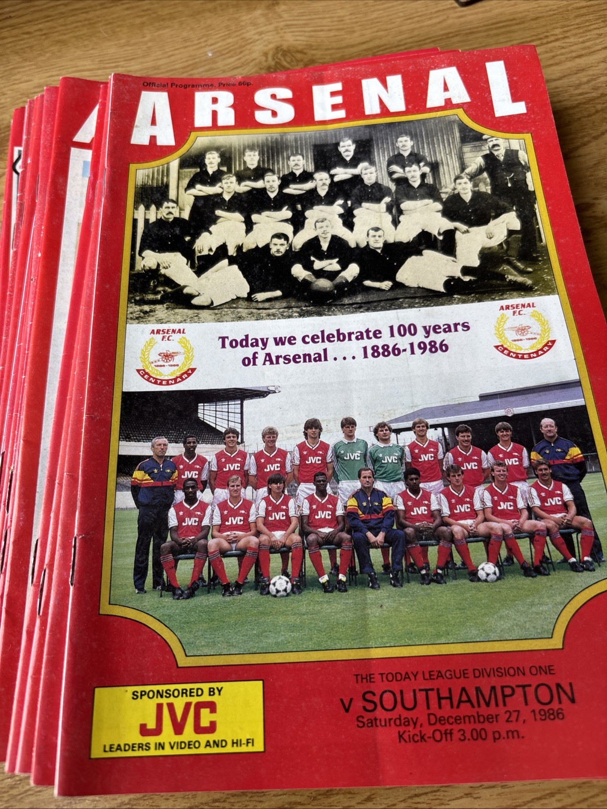 Arsenal Fc Home Football Programmes All Dated 1986    23 In Total for sale on Ebay