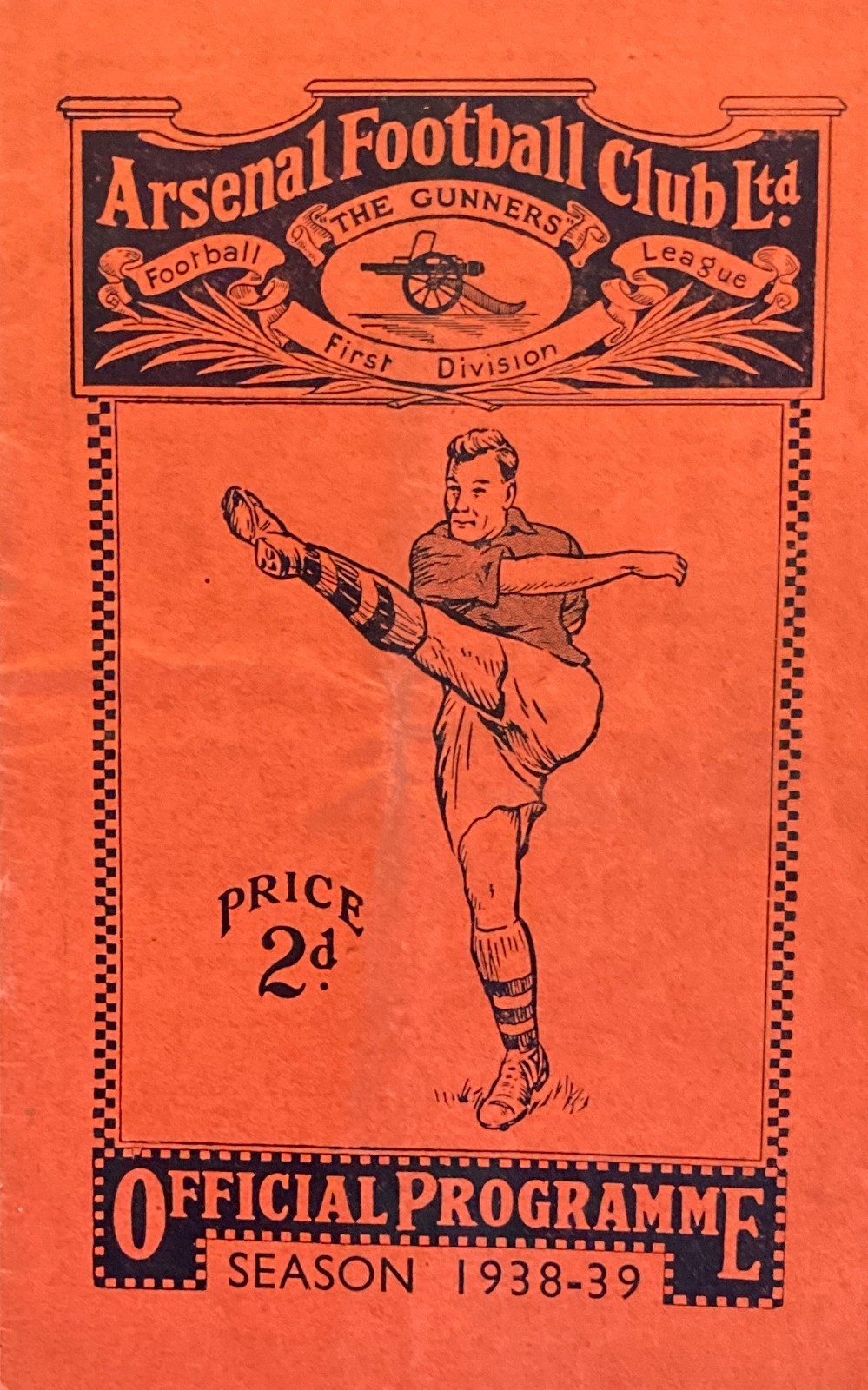 Arsenal v Brentford Div 1 1938/39 for sale on Ebay