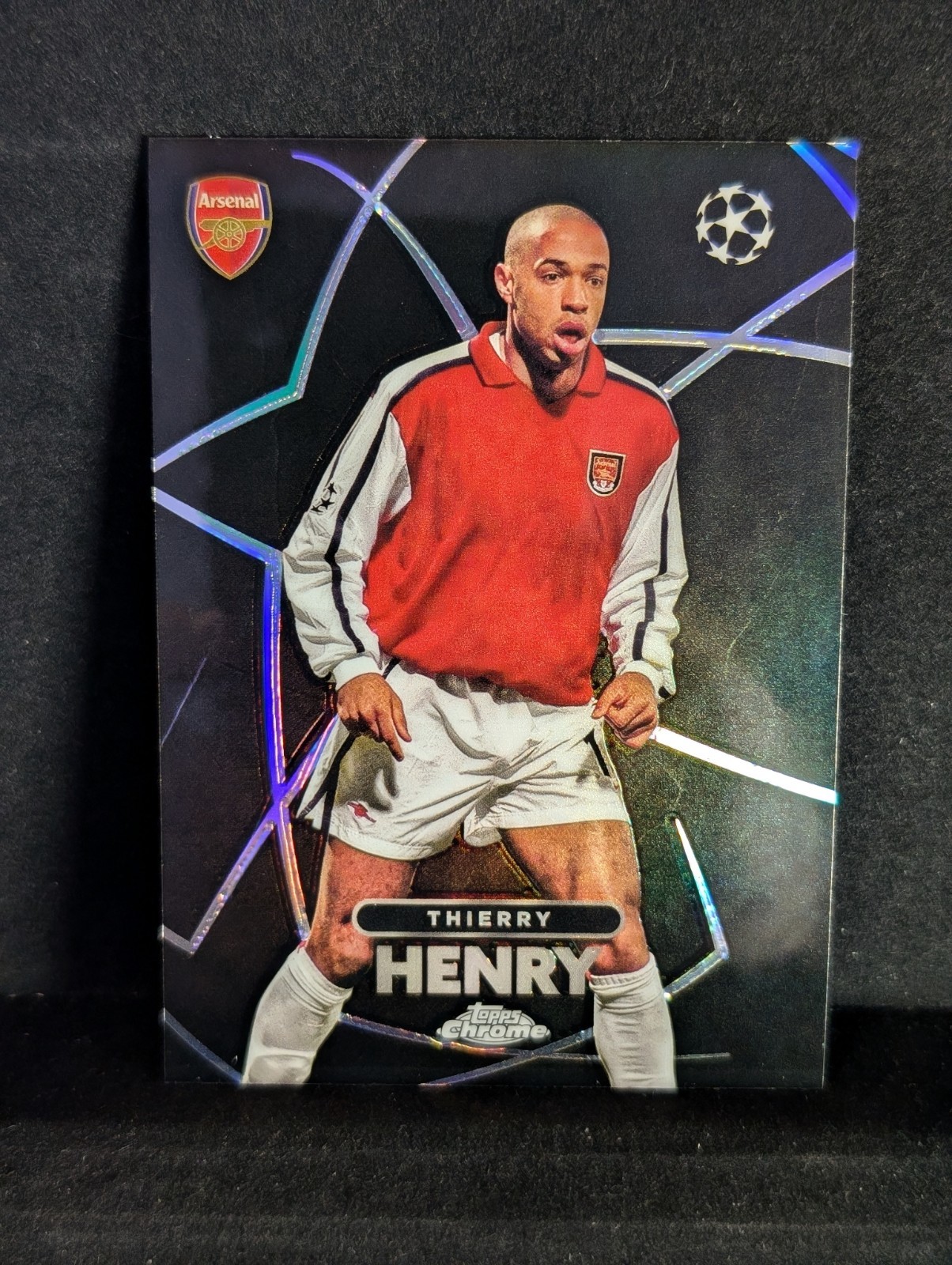 2023-24 Thierry Henry Shadow Etch Topps Chrome Arsenal Case Hit  for sale on Ebay