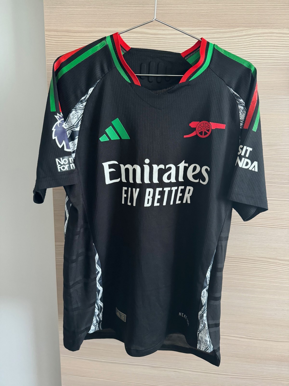 Arsenal Away Shirt Player Version Slim Fit Size XL  for sale on Ebay