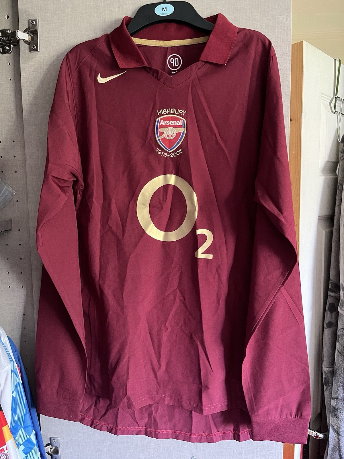 Arsenal Home Football Shirt 2005/06 Nike Highbury 1913-2006 Bergkamp #10 XL for sale on Ebay