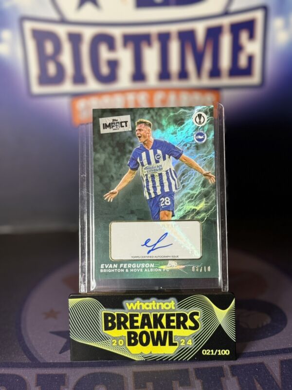 2023-24 Topps Impact Brighton Albion Evan Ferguson AUTO /10 🔥 for sale on Ebay