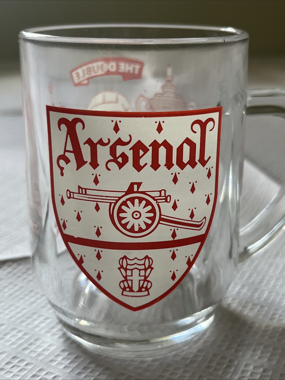 Rare Arsenal 1970/ 1971 Double Winners Beer glass/Tankard. for sale on Ebay