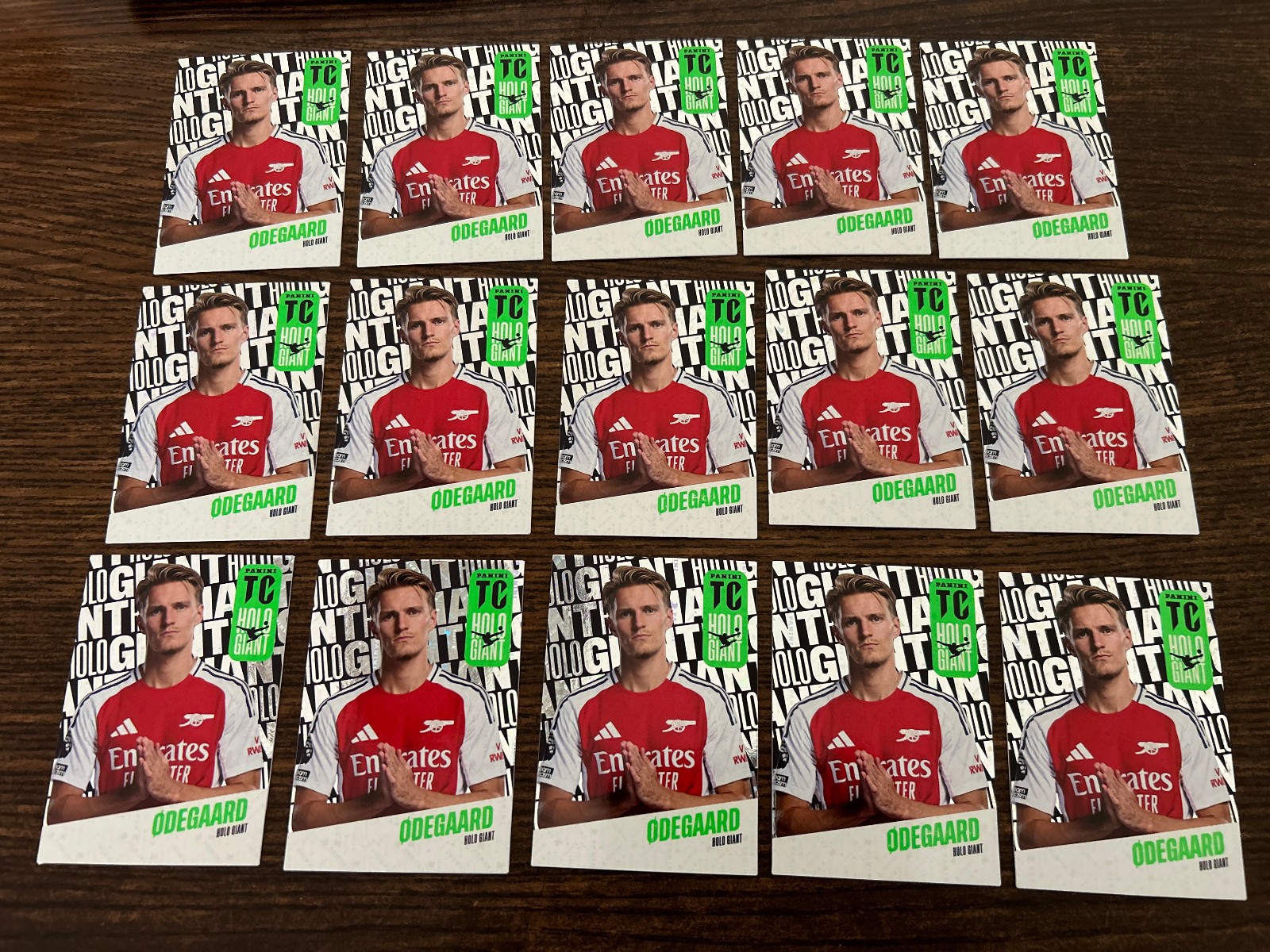Panini Top Class 2025 – 15 Card Lot – Holo Giant Odegaard – Arsenal – RARE for sale on Ebay