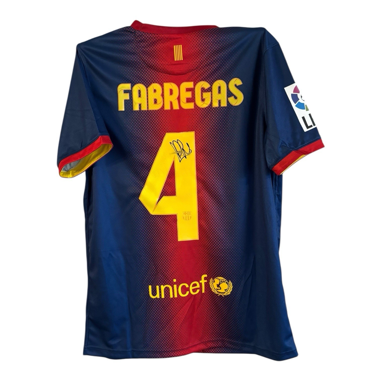 Cesc Fàbregas signed shirt PROOF Barcelona JERSEY Arsenal Fabregas CHELSEA AUTO  for sale on Ebay