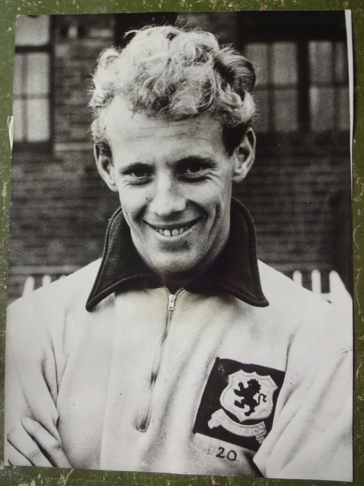 Aston Villa - Stan Crowther - 1957 - Original Press Photo. for sale on Ebay