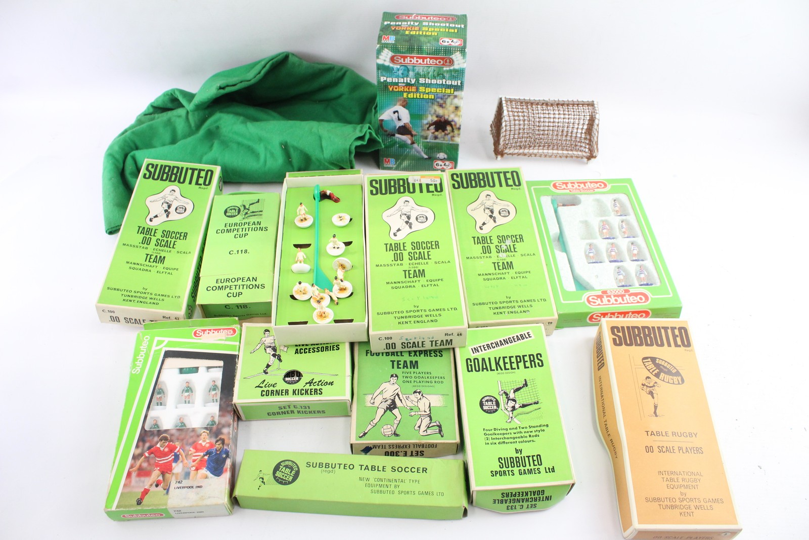 Subbuteo Boxes Teams Accessories Assorted Vintage Bundle Inc Corner Kickers Etc for sale on Ebay