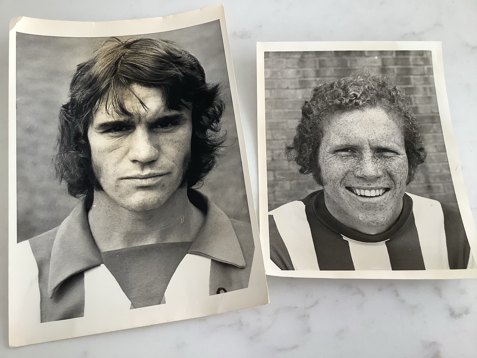 Sunderland FC Press Photos Mick McGiven & Dave Watson  1972 & 1973 for sale on Ebay