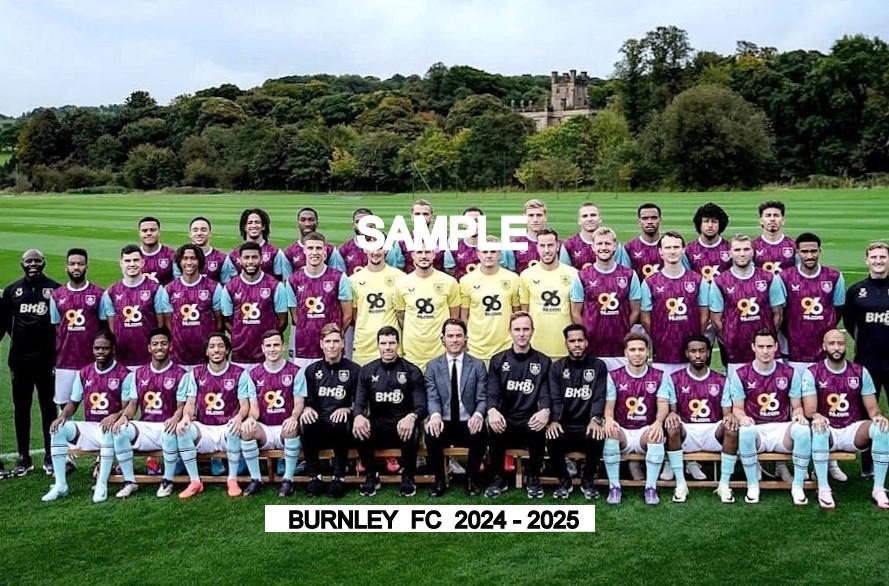 Burnley FC  2024-25 Team  Photo for sale on Ebay