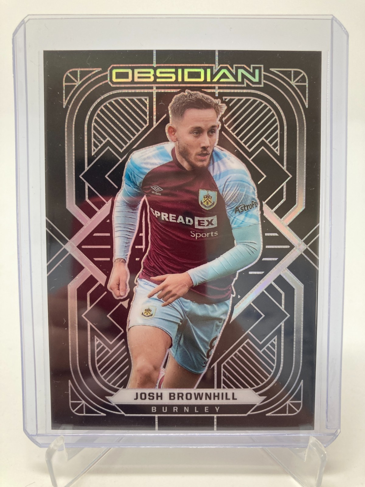 PANINI OBSIDIAN 2021-22 JOSH BROWNHILL BURNLEY  103/105. for sale on Ebay