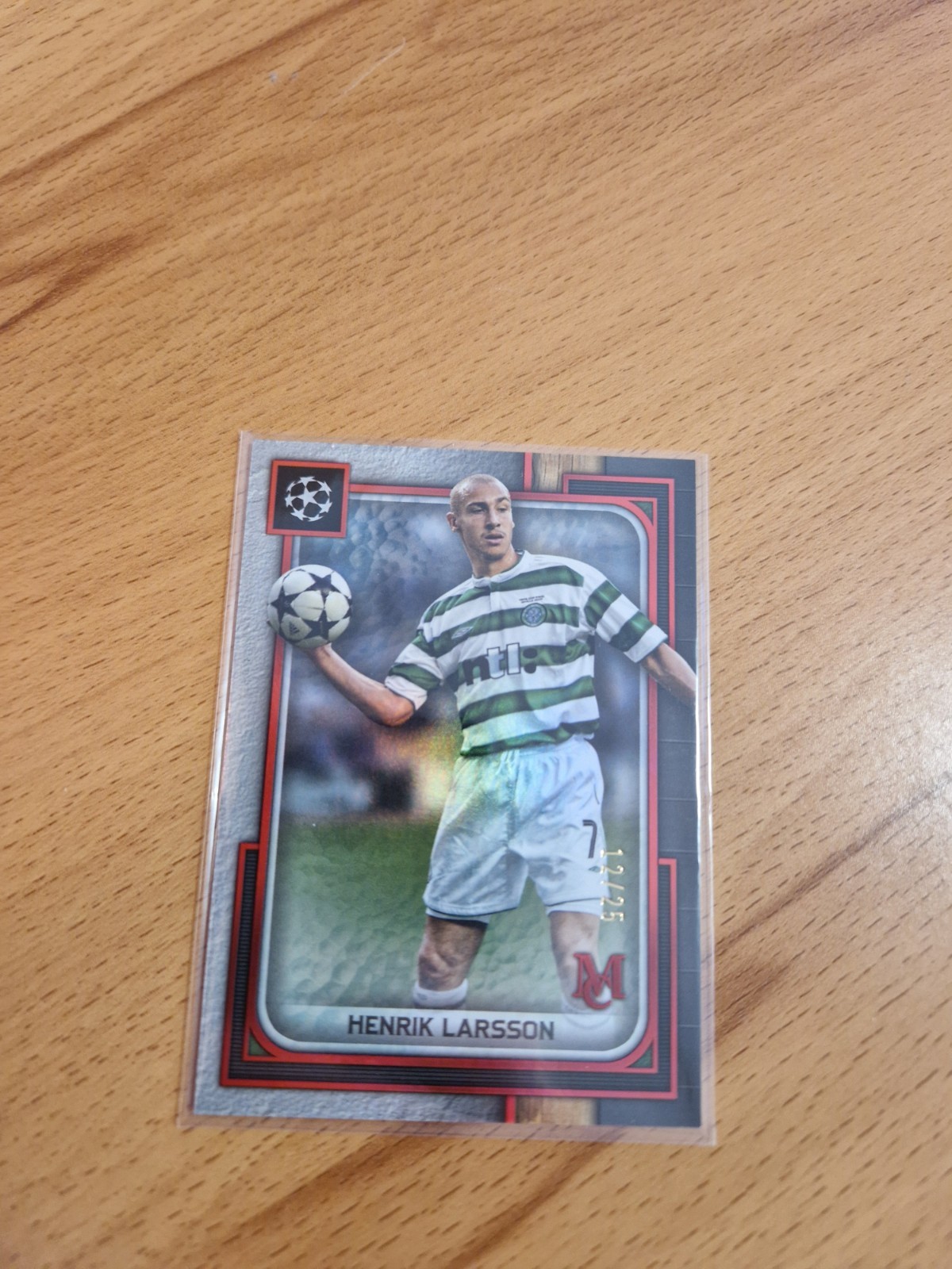 Topps UEFA Champions League Museum 2023 24 Henrik Larsson Celtic Legend Red 25 for sale on Ebay