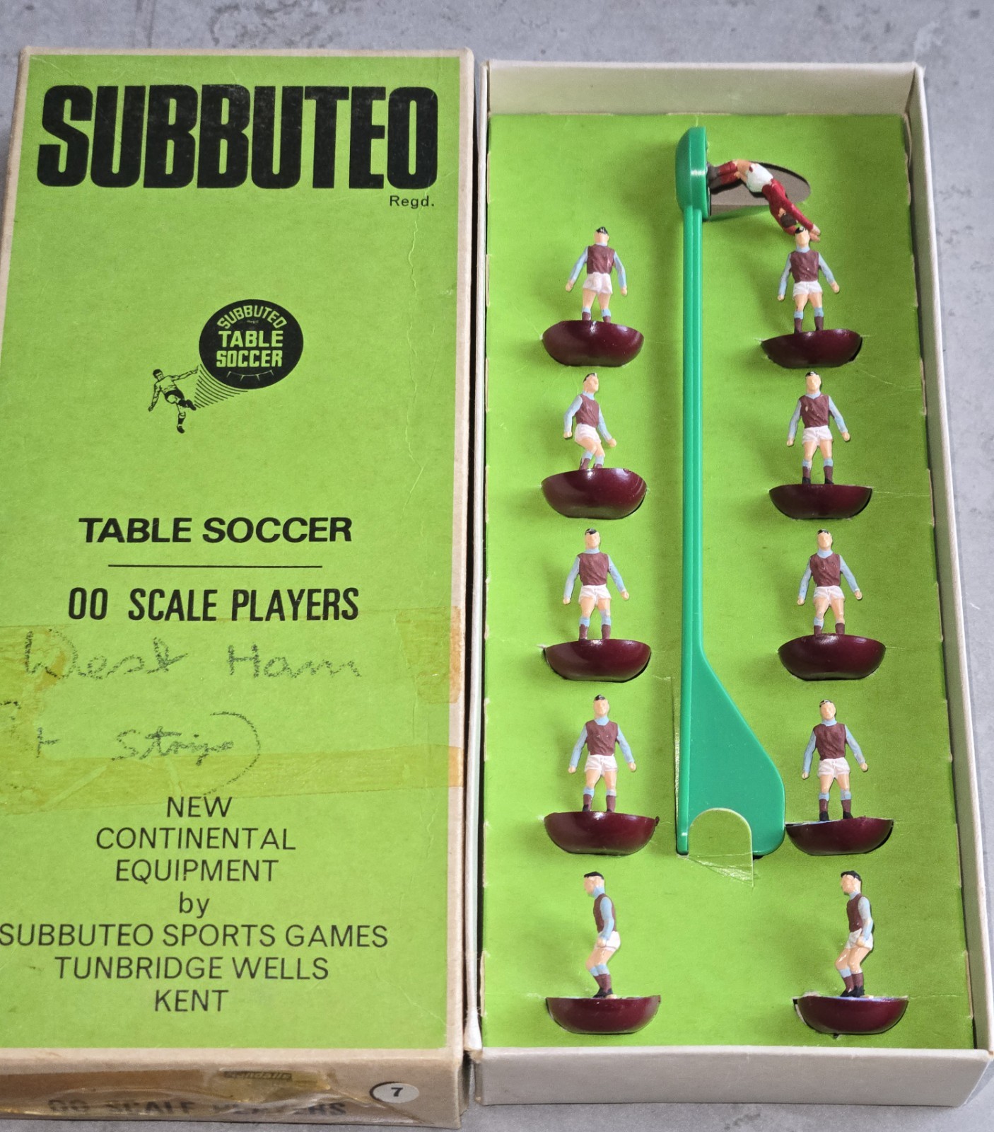 Subbuteo West Ham Ref 7 HW for sale on Ebay