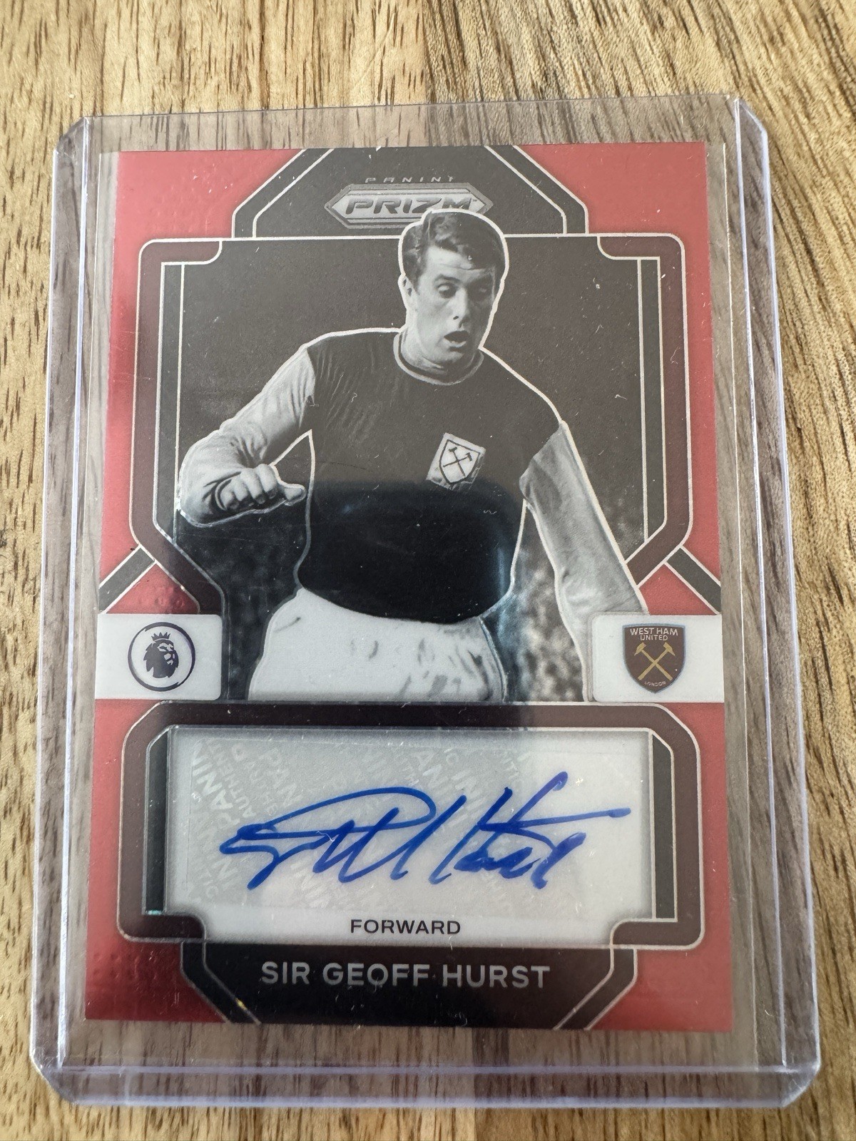 2022-23 Panini Prizm PL - Sir Geoff Hurst - West Ham Red Stars SP Auto for sale on Ebay