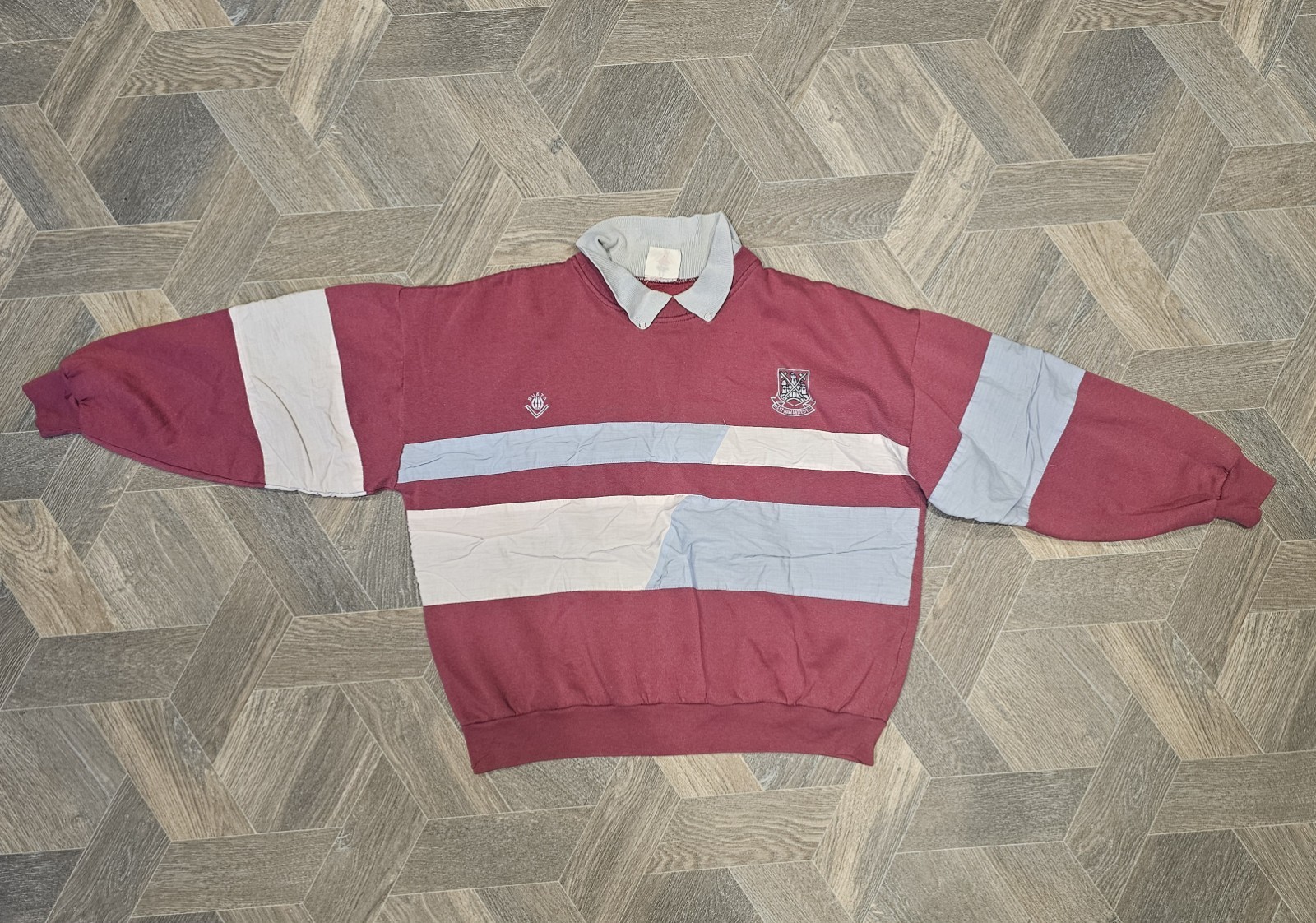 West Ham United Bukta Sweatshirt Xlarge Original Brought From The Portacabin for sale on Ebay