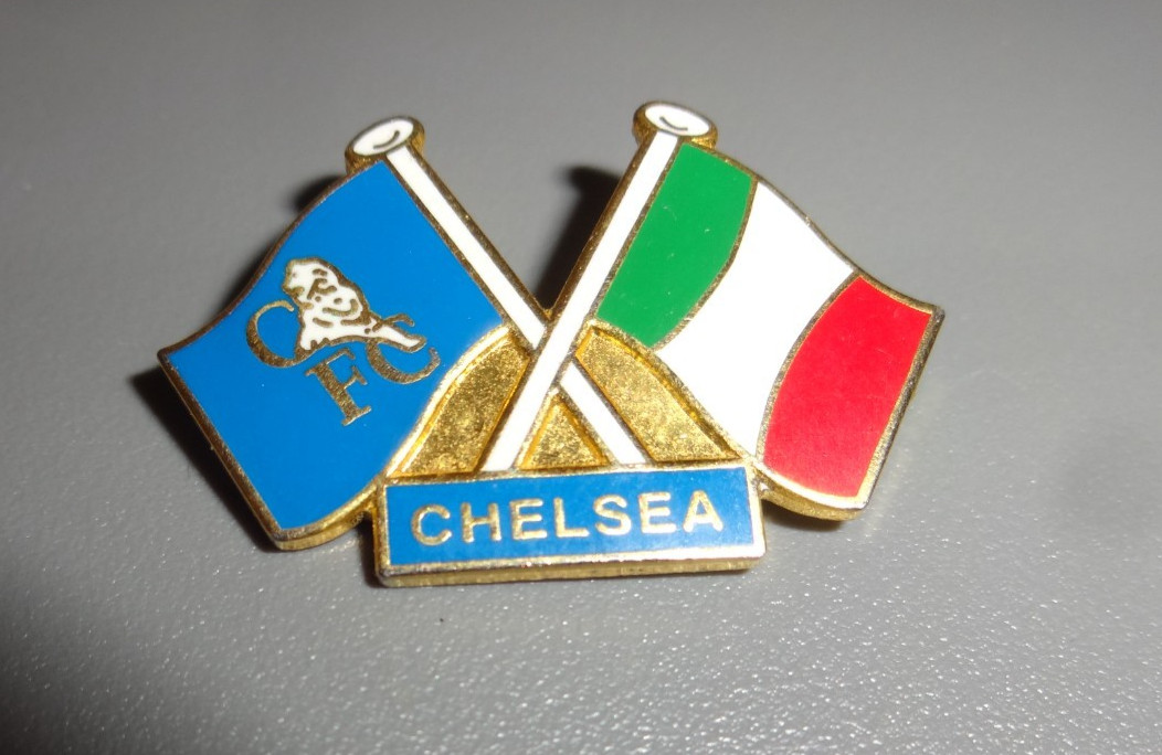 Chelsea Football Club Italy Supporters  Vintage Pin Lapel Badge for sale on Ebay