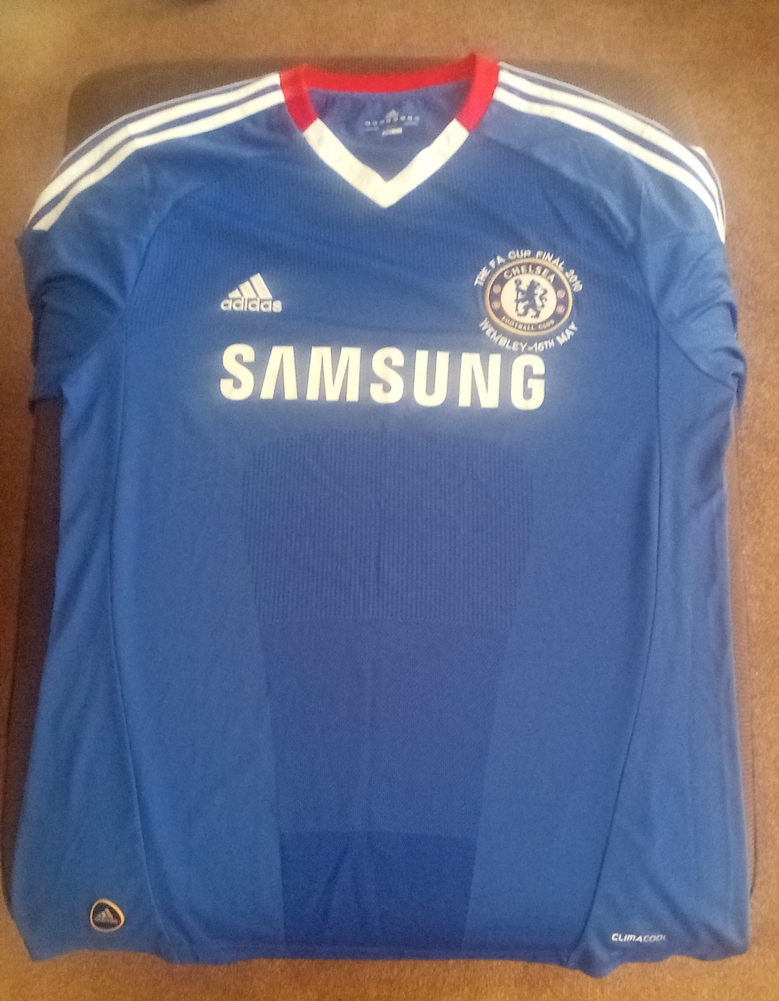 Chelsea FA Cup Final 2010 Replica 1st Team Shirt Male L Adidas Unworn Mint! for sale on Ebay