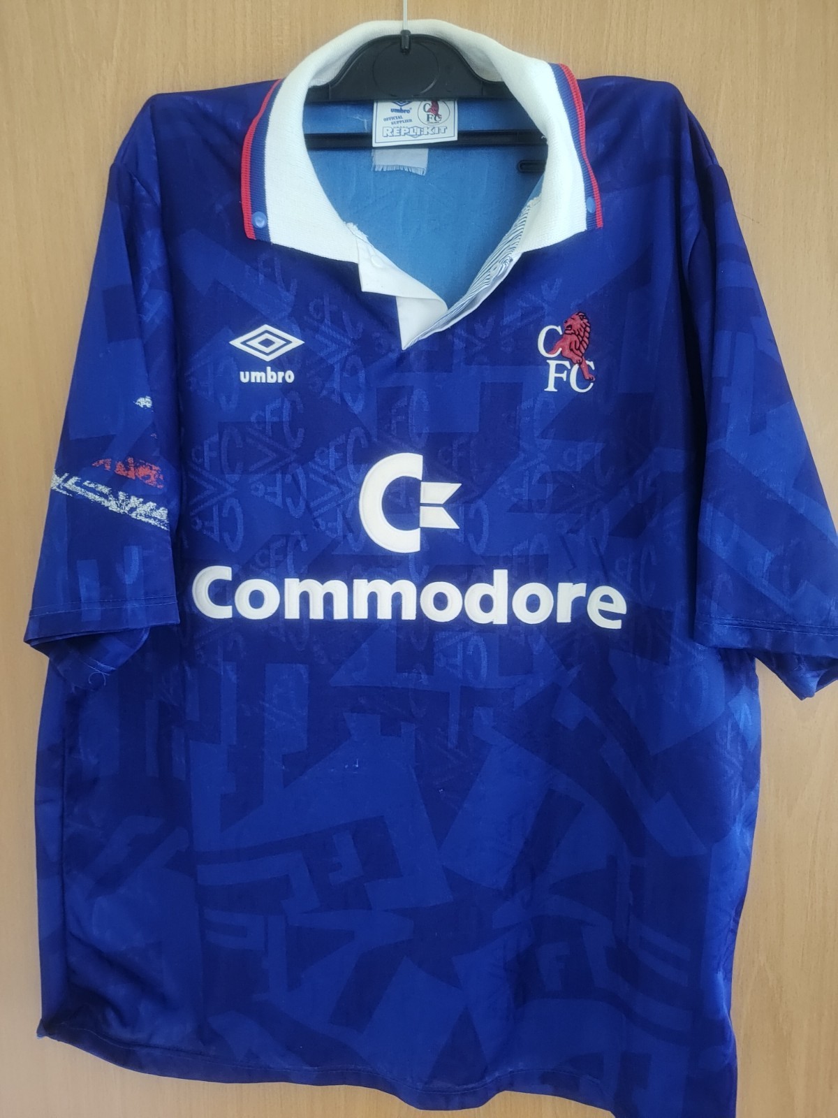 Chelsea FC Shirt 1991-1993 Size XL  42/44 for sale on Ebay