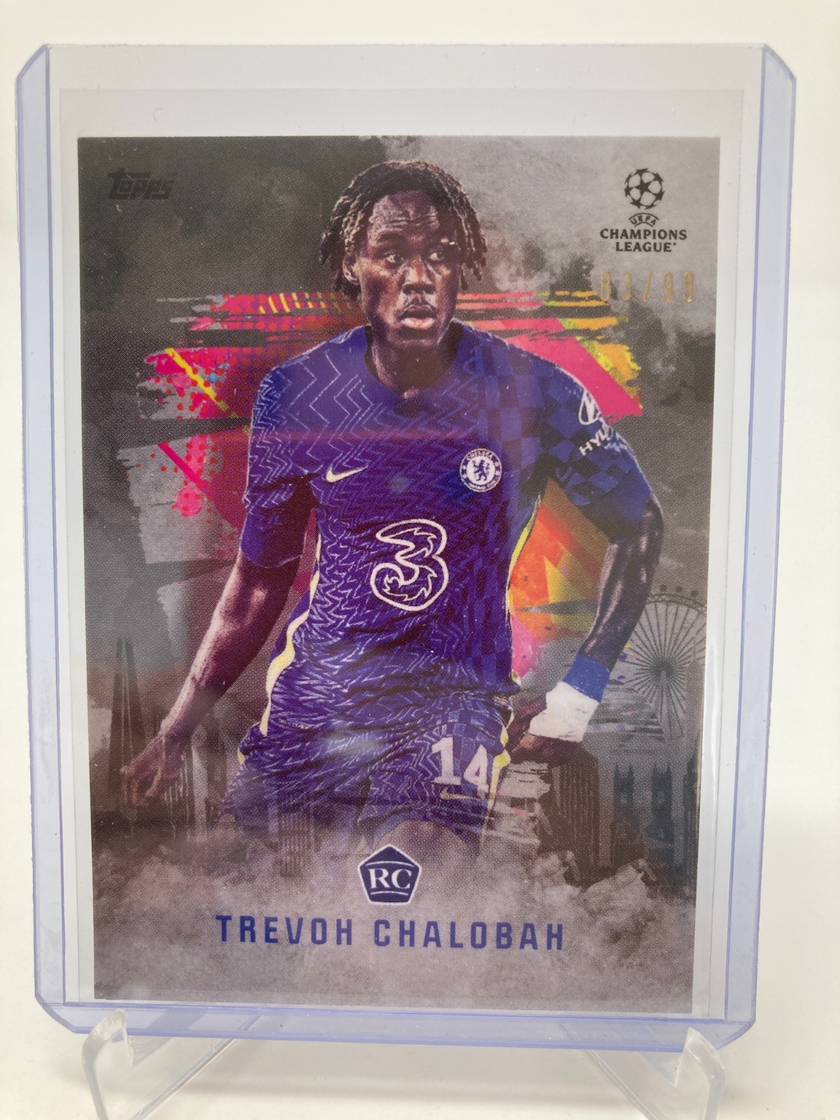 TOPPS MY JOURNEY 2021 TREVOH CHALOBAH CHELSEA GREY 83/99. for sale on Ebay