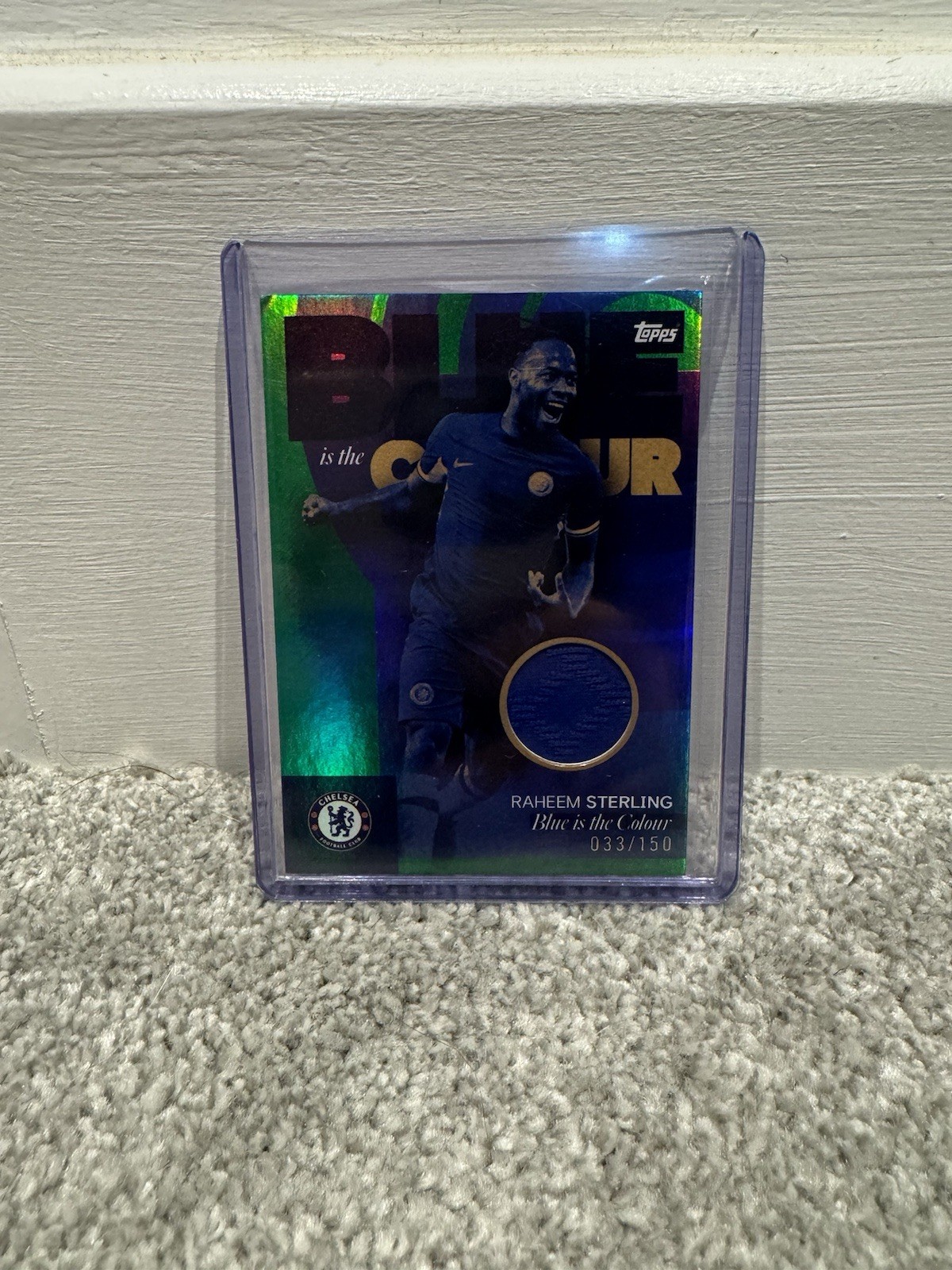 2024 Topps Chelsea Team Set Blue is The Colour Raheem Sterling /150 Match Worn for sale on Ebay