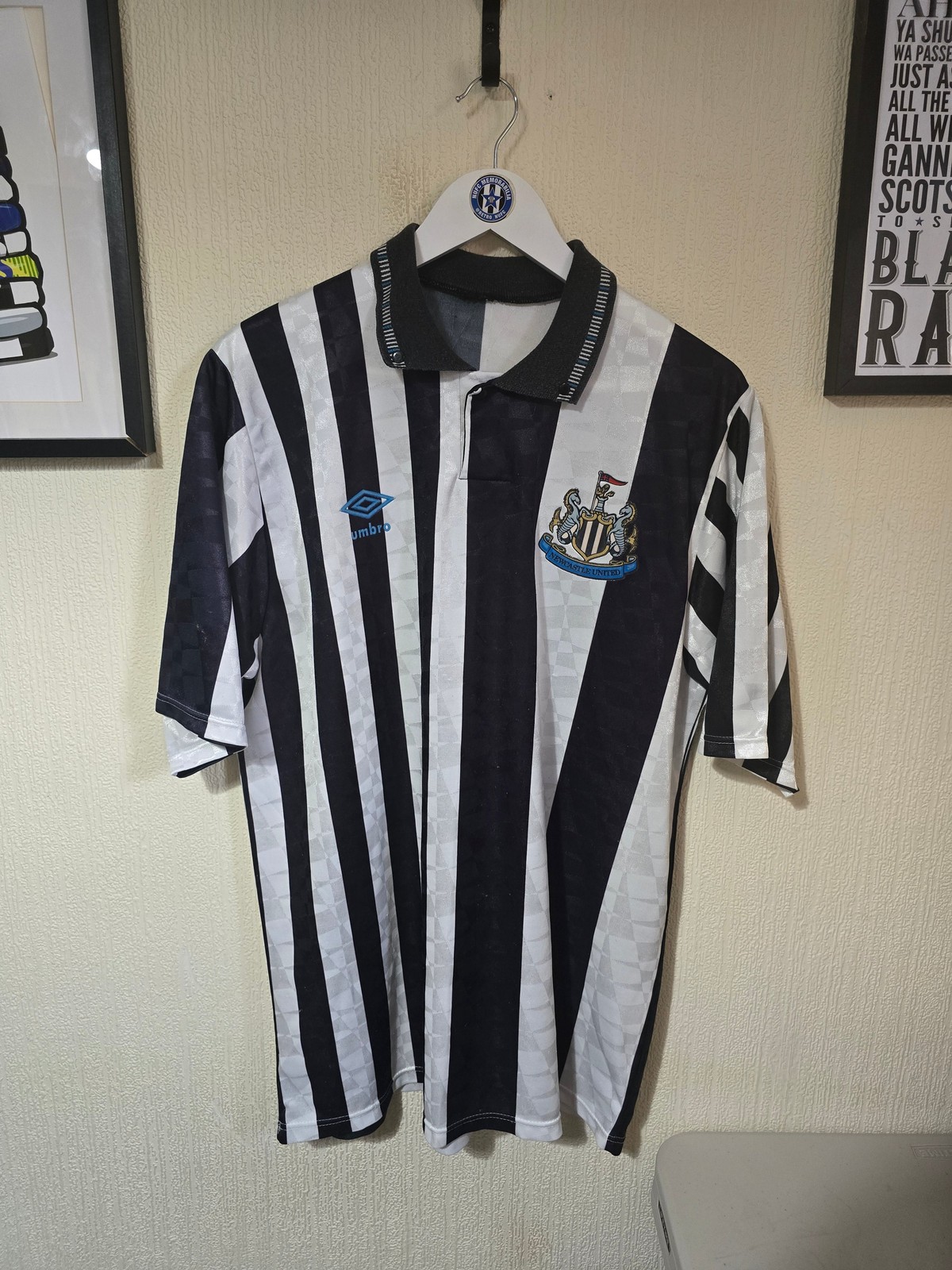 Newcastle United 1990/93 Umbro home shirt - Large for sale on Ebay