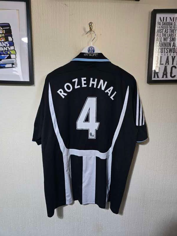 Newcastle United 2007/09 Adidas, Home shirt, #4 ROZENTAL - XL for sale on Ebay
