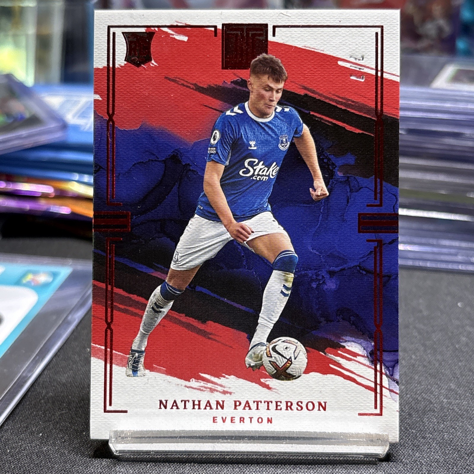 2022-23 Panini Impeccable Premier League Nathan Patterson RC #7/7 Card EVERTON for sale on Ebay