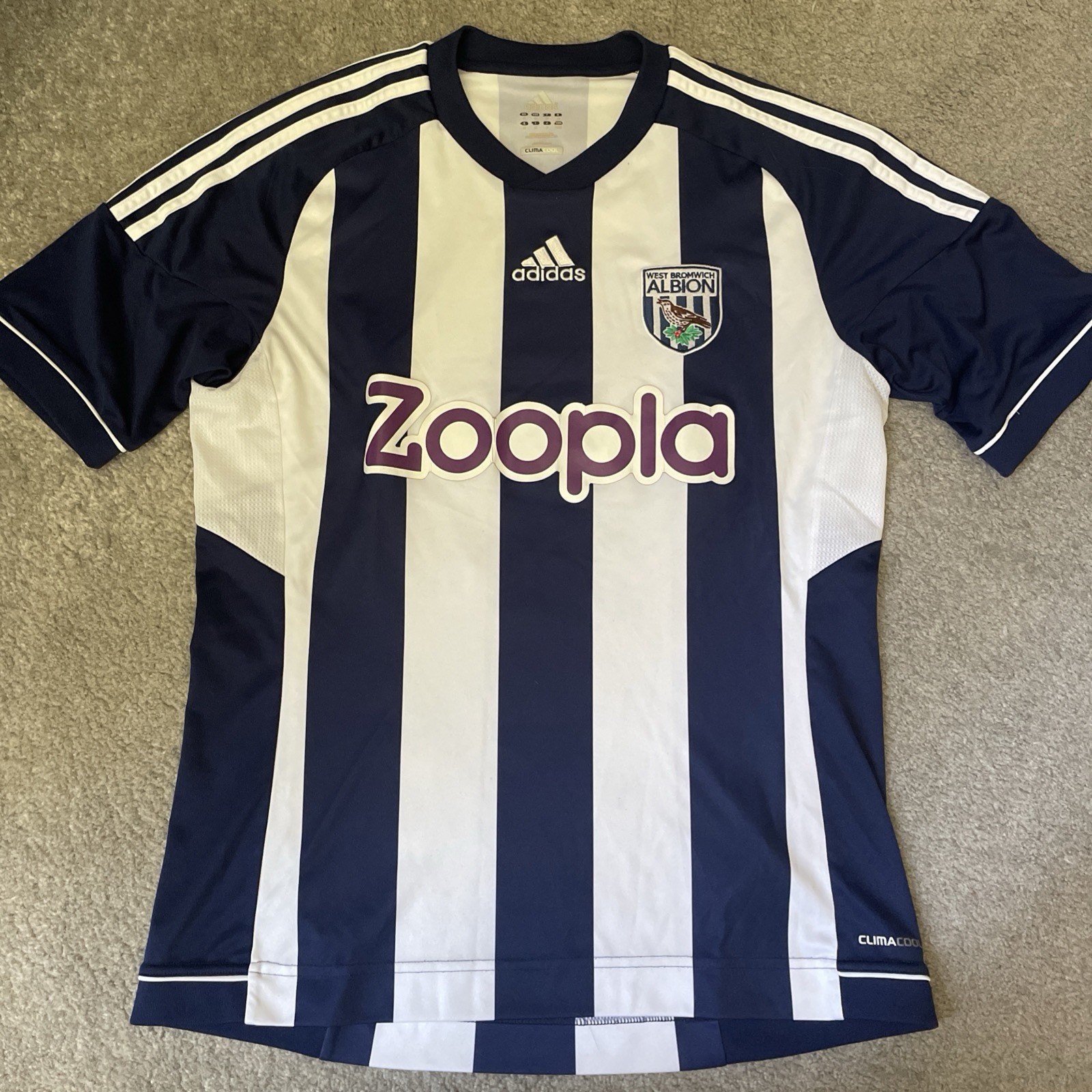 WEST BROMWICH ALBION 2012/2013 HOME FOOTBALL SHIRT ADIDAS JERSEY SIZE M ADULT for sale on Ebay