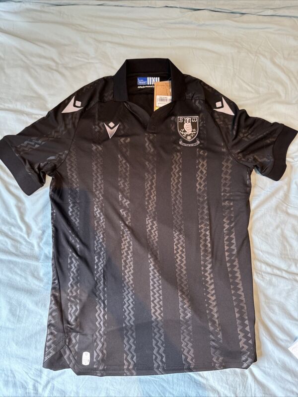 Sheffield Wednesday (SWFC) Blackout Third Kit Mens Shirt L , Large.  SOLD OUT for sale on Ebay