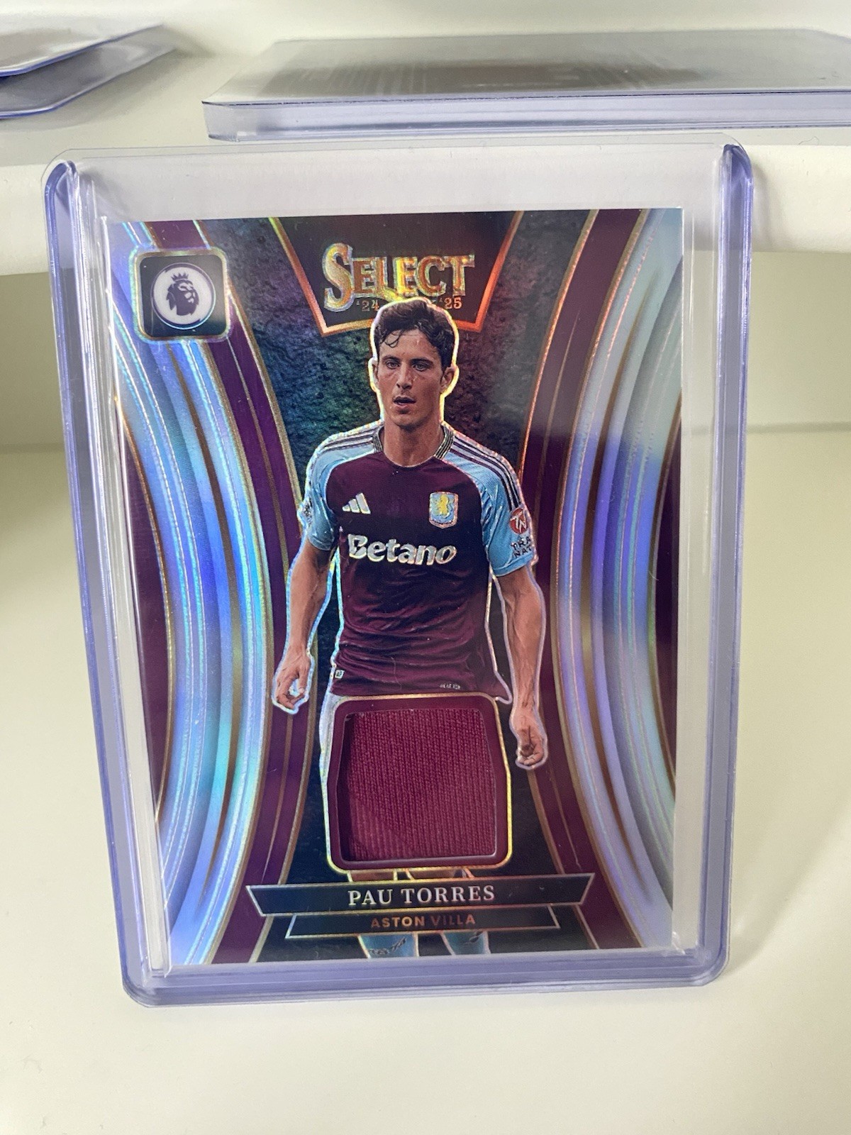 Panini Select 2024-25 EPL Pau Torres Patch Aston Villa Spain for sale on Ebay