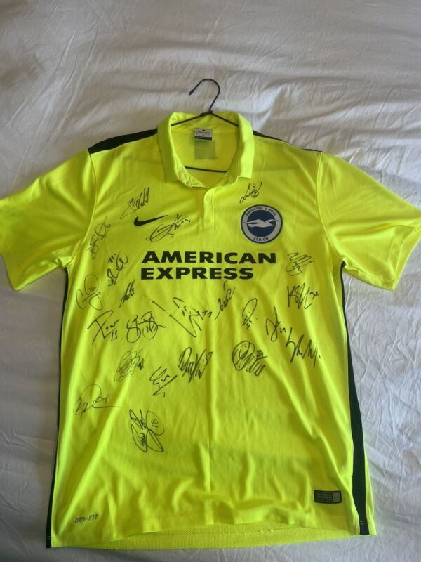 Brighton And Hove Albion Signed Shirt for sale on Ebay