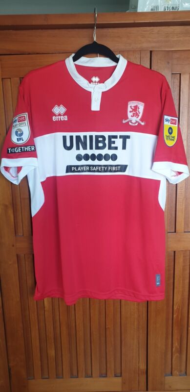 Middlesbrough Shirt Match Issue Matt Crooks 22/23 Home  Large for sale on Ebay