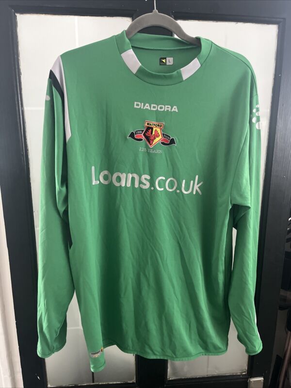 Watford 2006-07 Keeper  Football Shirt. 125Year Anniversary. By Diadora. SizeL for sale on Ebay